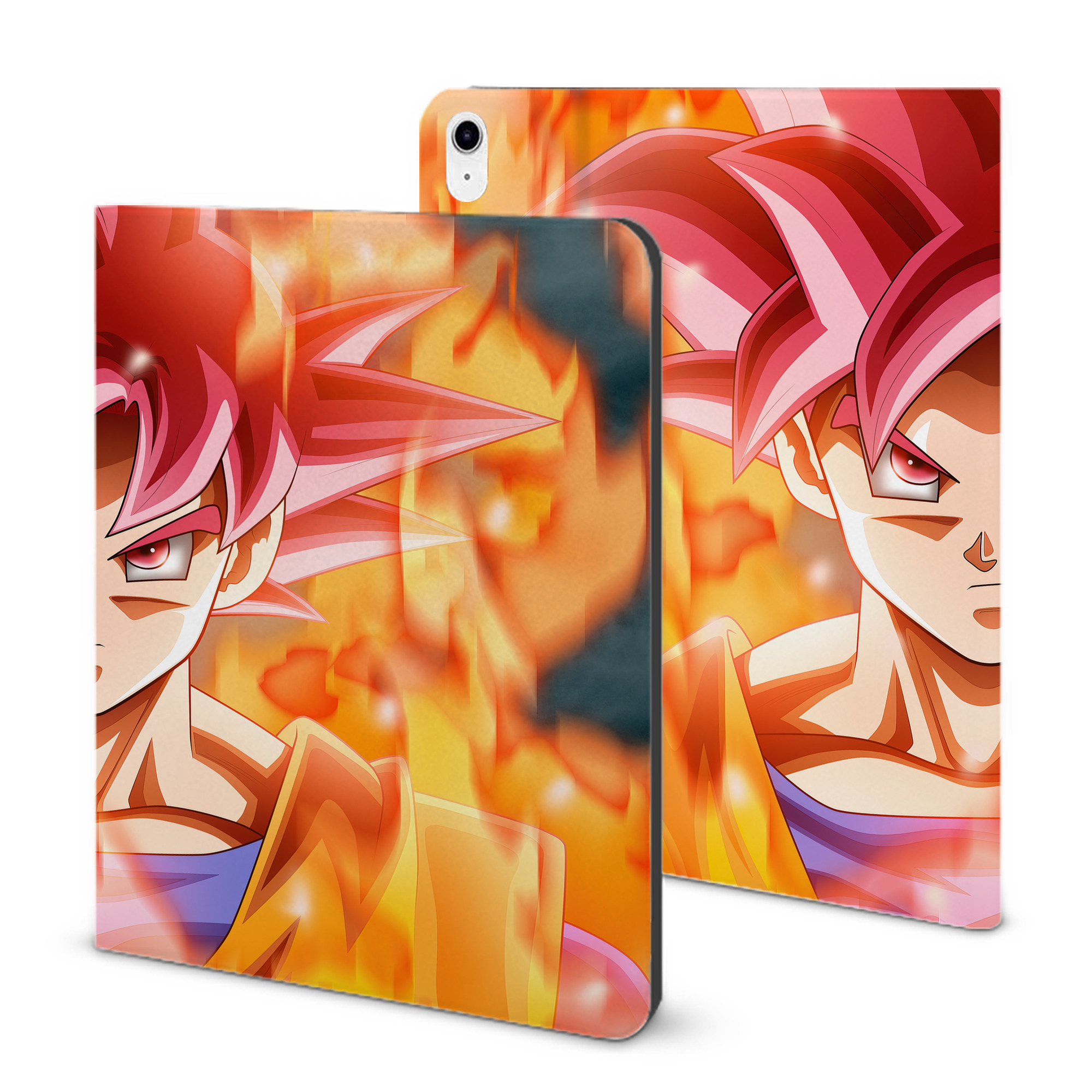 （画像用） ドラゴンボール DRAGON BALL IPad ケース ブック型 PUレザー TPU 耐衝撃 軽量 薄型 ペン収納なし 全面保護 IPad 各モデル対応